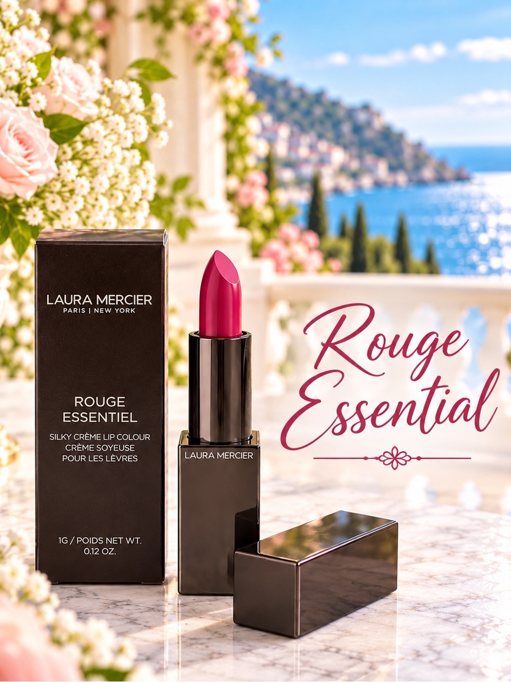 Laura Mercier Rouge Essentiel Fuchsia Intense Lipstick